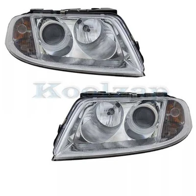 For 01-05 VW Passat Halogen Headlight Headlamp Head Light Lamp w/Bulb SET PAIR - Image 1 of 4