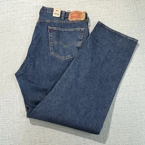 NWT MEN'S LEVI JEANS 501 Original Straight Button Fly Stretch 44X34 - Picture 1 of 11