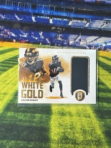 2021 Panini Gold Standard White Gold Relic #19 Calvin Ridley #22/299 - Picture 1 of 3
