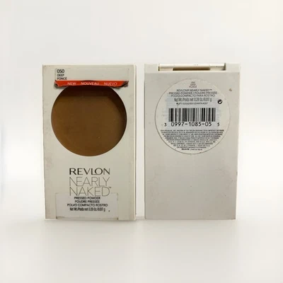 2x REVLON NEARLY NAKED PRESSED POWDER FOUNDATION #050 DEEP FONCE Sealed. READ - Image 1 of 2