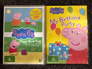 Preowned Peppa Pig X 2 DVDs Region 4 VGC Free Postage - Picture 1 of 2