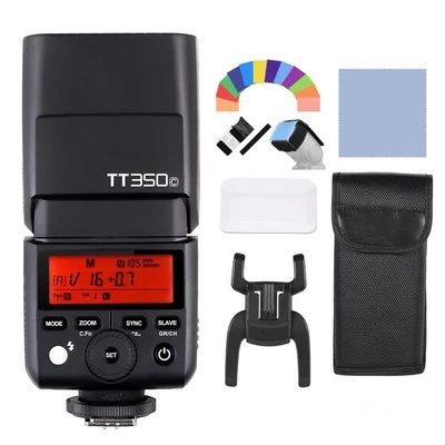 Godox TT350C 2.4G HSS 1/8000s TTL GN36 Camera Flash Speedlite for Canon (UK) NEW - Image 1 of 4