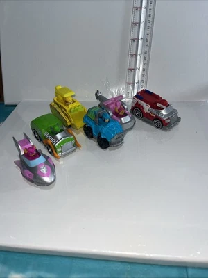 Lote de autos y vehículos fundidos a presión de metal verdadero PAW PATROL - Juego grande de Paw Patrol Foto 1 de 4