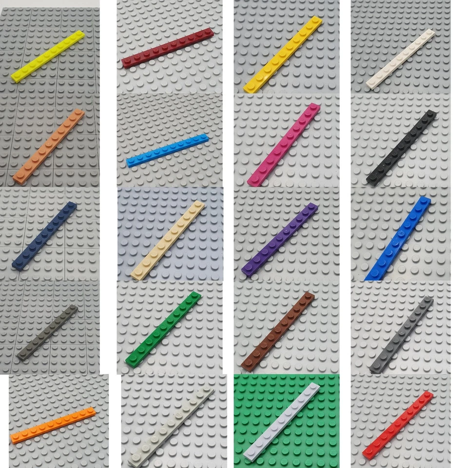 LEGO® 5 Stück Platte Bauplatte Basic 1x10 - 4477 - diverse Farben - Bild 1 von 1