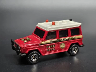 Matchbox Light & Sound Mercedes-Benz 280 GE Fire Rescue Unit - Needs Battery - Image 1 of 4