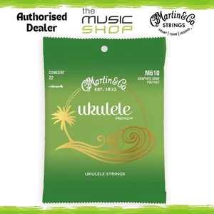 Martin Premium Graphite Grey Polygut Concert Ukulele Strings - M610 - Bild 1 von 3