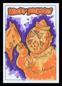 2025 WACKY PACKAGES HALLOWEEN CRACKER HACK DANIEL GOODROAD SKETCH 1/1 - Picture 1 of 2