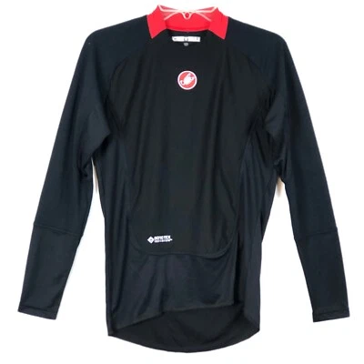 Castelli Prosecco Goretex Jersey Womens L Black Base Layer Shirt Rosso Corsa - image 1 of 4