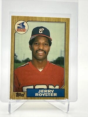 1987 Topps Traded TIFFANY Jerry Royster Baseball Card #106T Mint FREE SHIPPING - Image 1 of 3