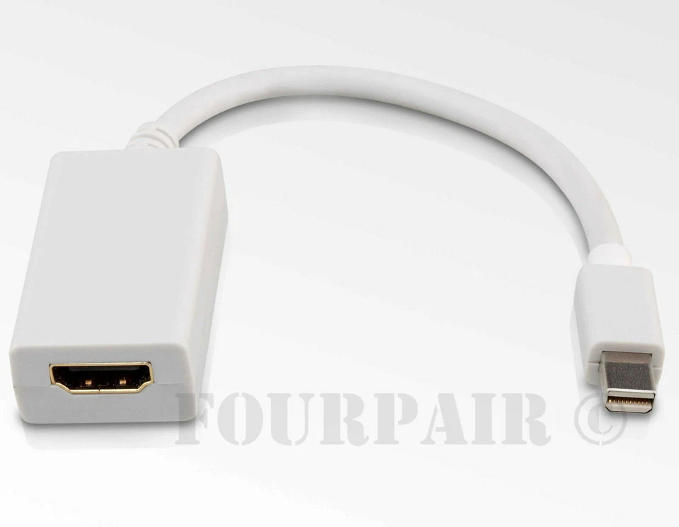 Mini DisplayPort Male to HDMI Converter Adapter Cable for Apple Macbook Pro Air - Image 1 of 1