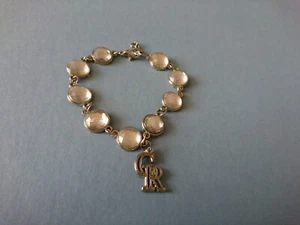 COLORADO ROCKIES MLB ARMBAND MIT LOGO CHARM - "BRANDNEU & FABRIKVERSIEGELT" - Bild 1 von 6