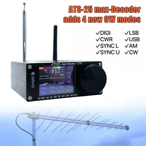Decodificador ATS 25Max Si4732 receptor de radio de banda completa R/ceptor DSP FM LW MW SW SSB - Imagen 1 de 18