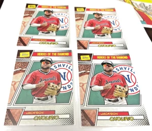 4 Jackson Chourio 2024 Topps DEBUT Heroes Of The Diamond #HOTD-10 Brewers - Picture 1 of 1