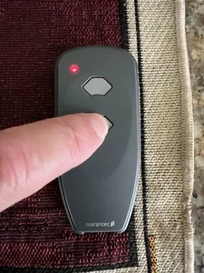 Marantec Digital 382 2-Button 315 MHz Garage Opener Remote w/Visor Clip Tested - Picture 1 of 4