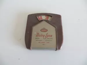 Vintage Dairy Lane Milk Ice Cream Thermometer Advertising Sign - Picture 1 of 4