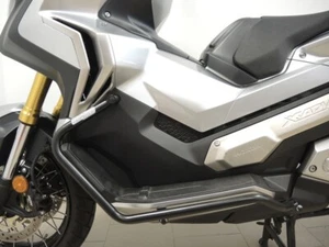 Honda X-ADV 750 2017-2023 RD Moto Crash Frame Bars Protectors CF104 Black/Silver - Picture 1 of 12