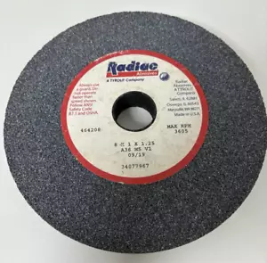 Radiac 8 X 1 X 1.25 A36 M5 V1 Grinding Wheel Max RPM 3605 - Picture 1 of 4