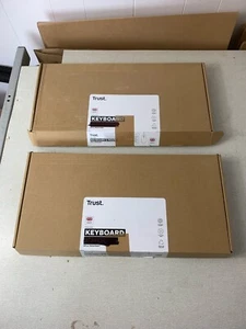 Teclados USB con cable Trust TKM-250 solo x 2 - nuevos - Imagen 1 de 6