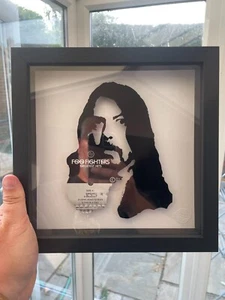 Dave Grohl of the Foo Fighters - Greatest Hits - Framed Vinyl Record Art 2009 - Picture 1 of 4