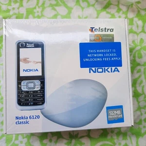Nokia 6120c Classic Mobile Phone Handset Sealed New In Box Mint Telstra Locked - Picture 1 of 6