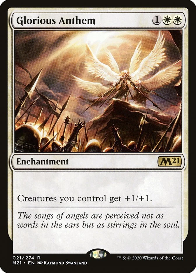 Glorious Anthem (M21 21) Near Mint - MTG single - Image 1 of 1
