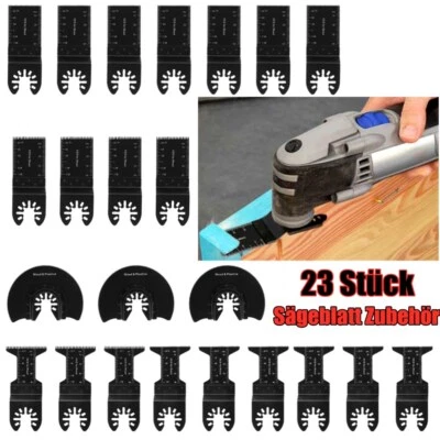SANHESHUN 23x Sägeblatt Multifunktionswerkzeug Zubehör Set für Fein Bosch Makita Multitool