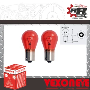 Light Bulb - 12v 21w 382 - Red - PR21W BA15S - Stop, Tail, Brake, Fog x2 - Picture 1 of 1