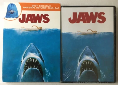 🦈JAWS Walmart Exclusive (New Sealed DVD + Universal Cinch Bag)See Photos! - Image 1 of 4