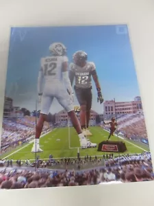 TRAVIS HUNTER 2024 HEISMAN 8x10 PHOTO MIRROR IMAGE OFFENSE / DEFENSE JAGS #2 - Picture 1 of 1
