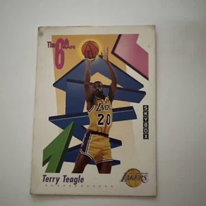 Tarjeta de baloncesto SkyBox Los Angeles Lakers 1991-92 #444 Terry Teagle SM - Imagen 1 de 2