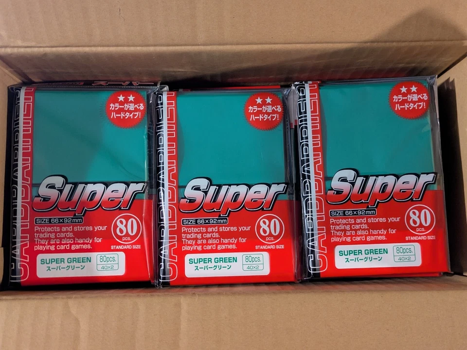 KMC карты барьер супер зеленый рукава чехол 30 пакетов 80 2400 рукавов - Изображение 1 из 1