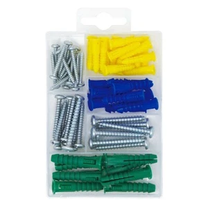 66 Pieces Drywall Anchors and Pan Head Screws Assortment Kit - Picture 1 of 1