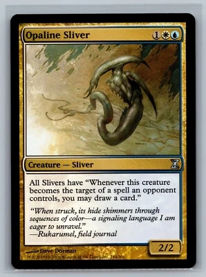 Magic The Gathering Time Spiral Opaline Sliver #244/301 MTG TCG CCG - Image 1 of 2