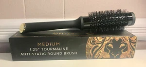 MARTINO MEDIUM 1.25" TOURMALINEANTI-STATIC ROUND HAIR BRUSH NEW - Picture 1 of 3