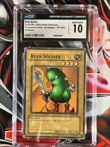 2002 Yu-Gi-Oh! Bean Soldier Tournament Pack 1 TP1 Common CGC 10 GEM MINT - Picture 1 of 2