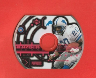 1999 Upper Deck Powerdeck TIME CAPSULE # PD-T2 Barry Sanders DETROIT LIONS - Image 1 of 3