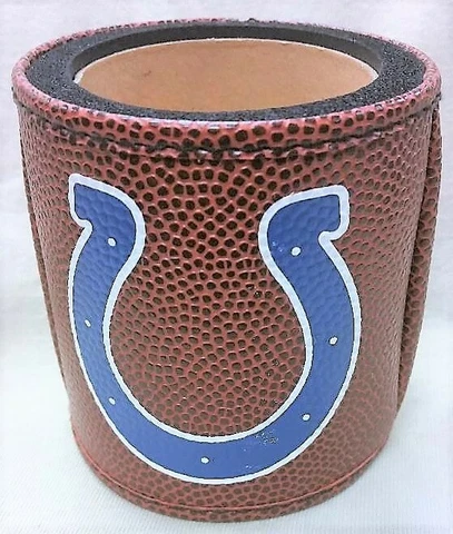 Indianapolis Colts Leather Can Cooler - NFL Cover
