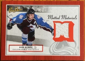 2005-06 Beehive Matted Materials Rob Blake #MM-RB Colorado Avalanche - Picture 1 of 2