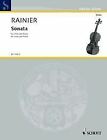 Sonate Noten für Viola und Klavier Rainier, Priaulx Viola und Klavier