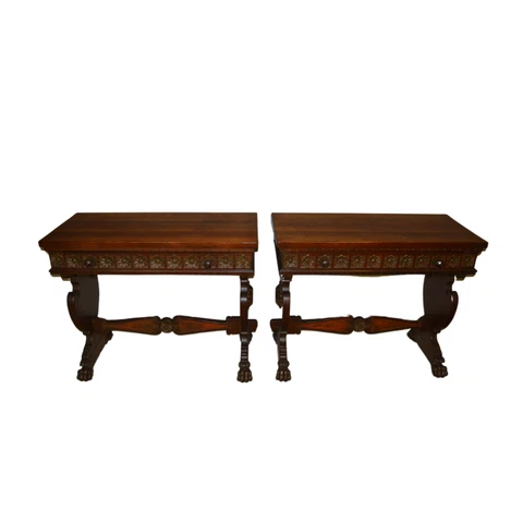 Antique Console Tables, Pair #21560 Cover