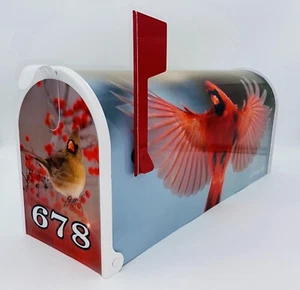 Pájaros cardenales, regalos de observación de aves cardinales, buzones personalizados, regalo especial, regalo - Imagen 1 de 10