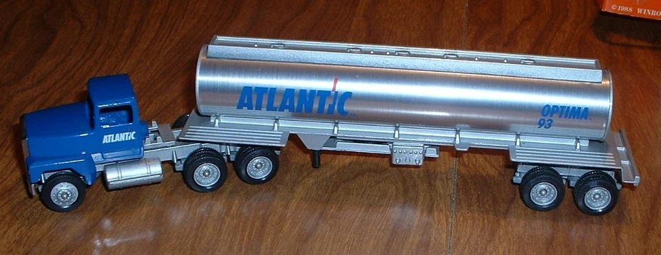 Camión cisterna Atlantic Gasoline Optima 93 '91 Winross Foto 1 de 1