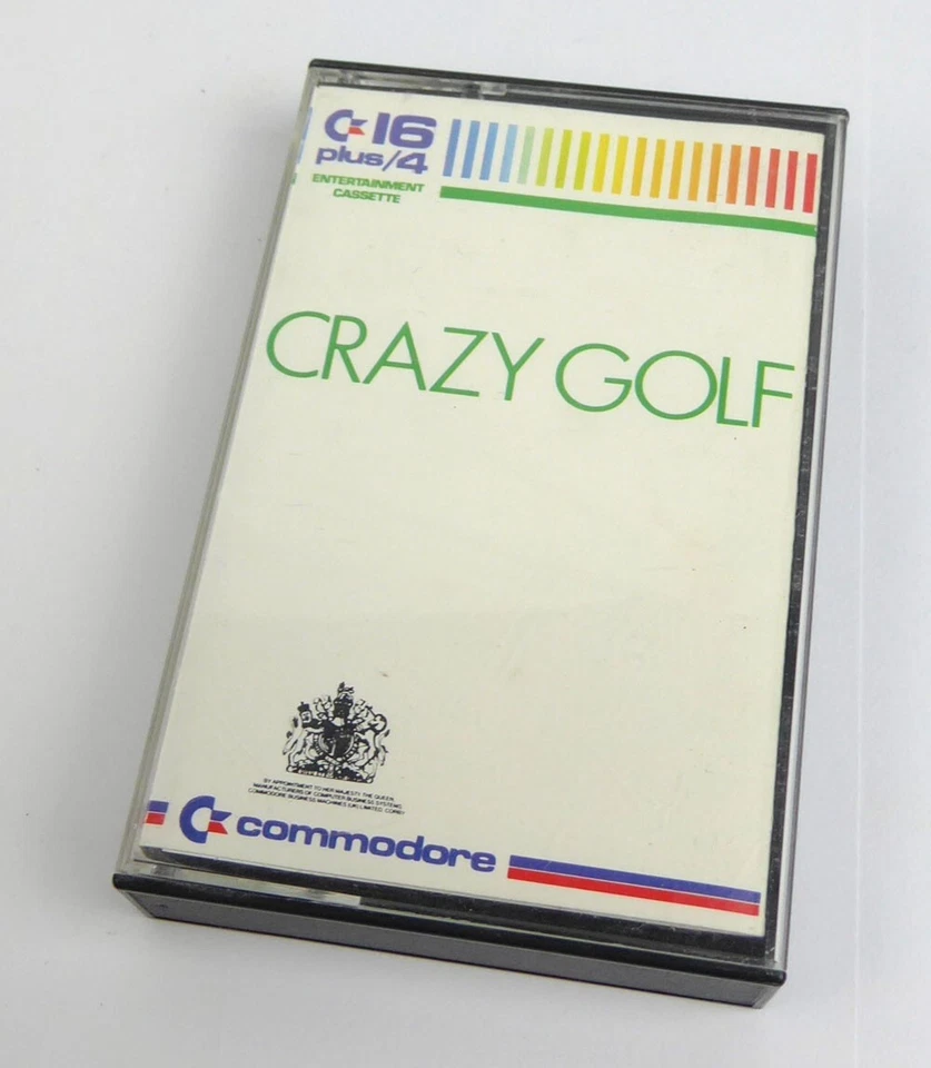 Commodore Plus4 -- CRAZY GOLF (Commodore) -- TAPE C16 - Bild 1 von 1