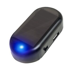 Simulated For Car Alarm Light for Enhanced Vehicle Protection Solar Powered