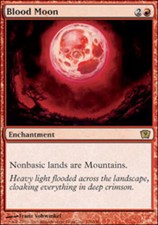 Blood Moon - Foil - 9th Edition - LP, English MTG Magic FLAT RATE SHIP