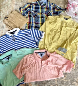 Spring/Easter Golf Special set/lot of 6, size youth 16/18 Tommy hilfiger & Chaps - Picture 1 of 8