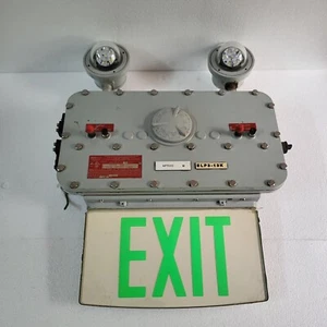 RIG-A-LITE XPEH1GDT20 LED Explosion Proof Exit And Emergency Signage With Light - Picture 1 of 23