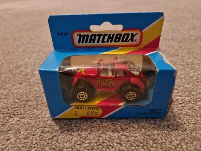 VINTAGE MATCHBOX MB-49 SAND DIGGER VW BEETLE CAR DIECAST BOXED MINT - Image 1 of 4