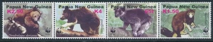 2003 PAPUA NEW GUINEA WWF TREE KANGEROOS STRIP OF 4 FINE MINT MNH - Picture 1 of 1