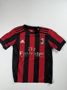 AC Milan 2017 Adidas Football Shirt Soccer Jersey Youth Kids Boys Size XS - Picture 1 of 7